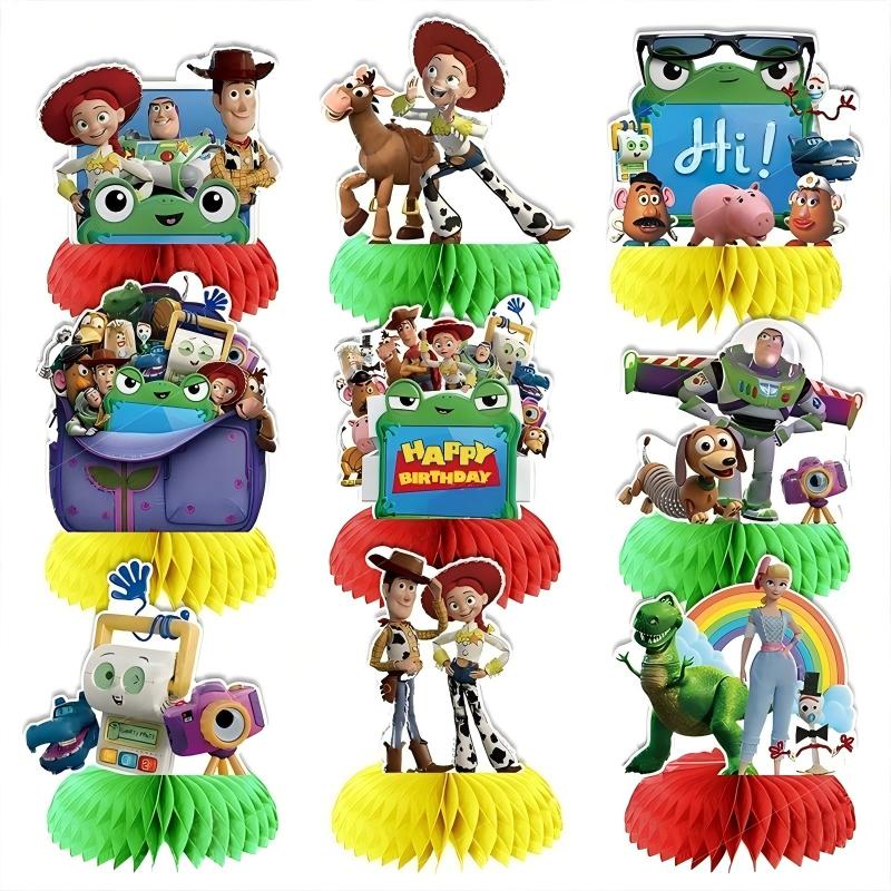 Event Party - Toy Story 5 Honeycomb Centerpieces Woody
