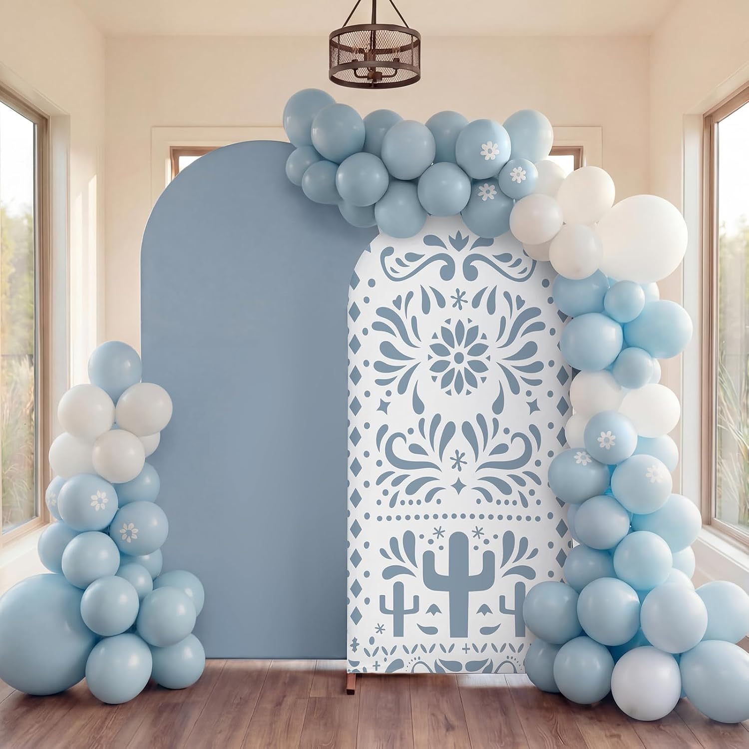 Custom 2-sided Mexico Cielito  - đánh giá và giá Dessert Table Backdrop