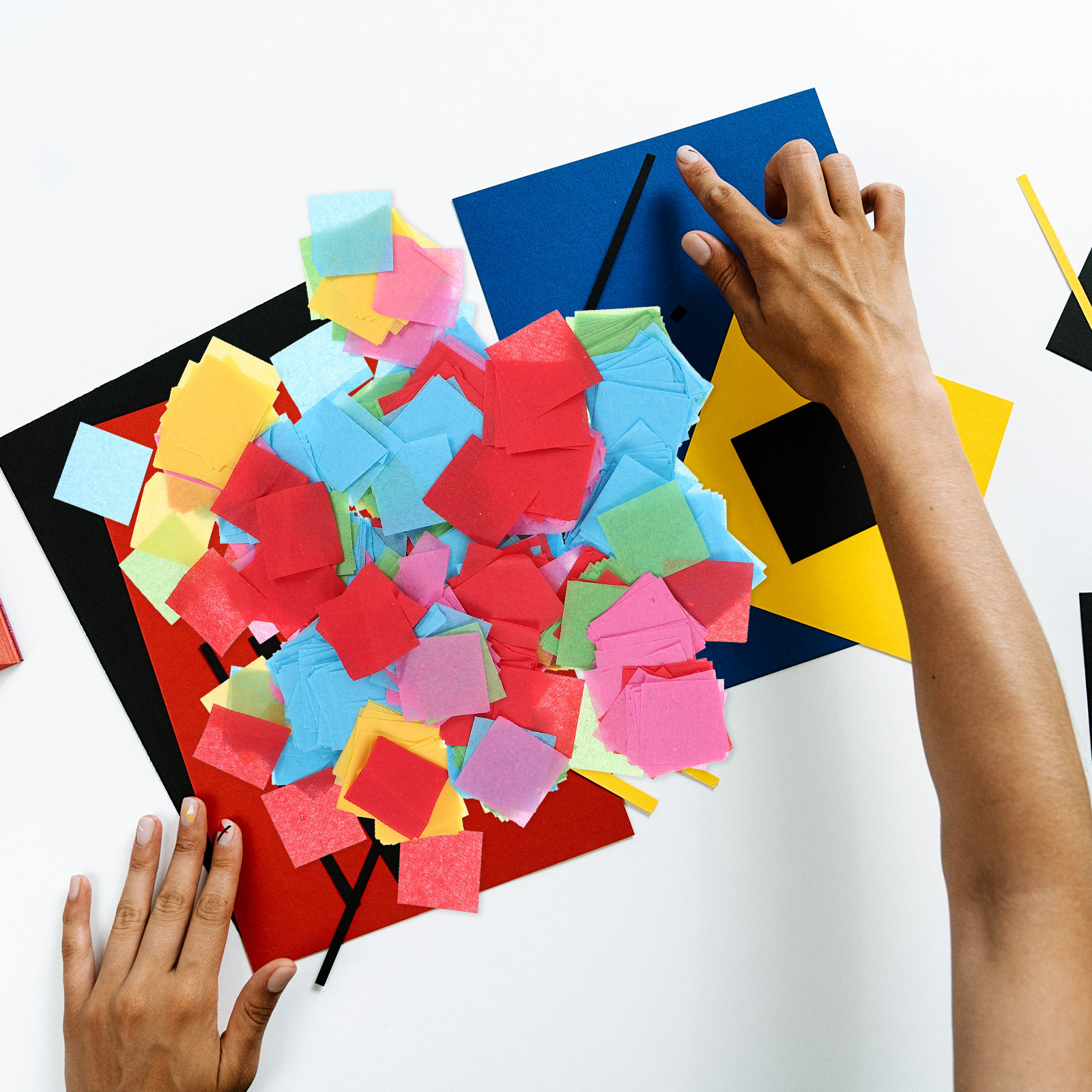 Tissue Paper Squares Thin Mosa - đánh giá và giá Papercraft Supply Confetti