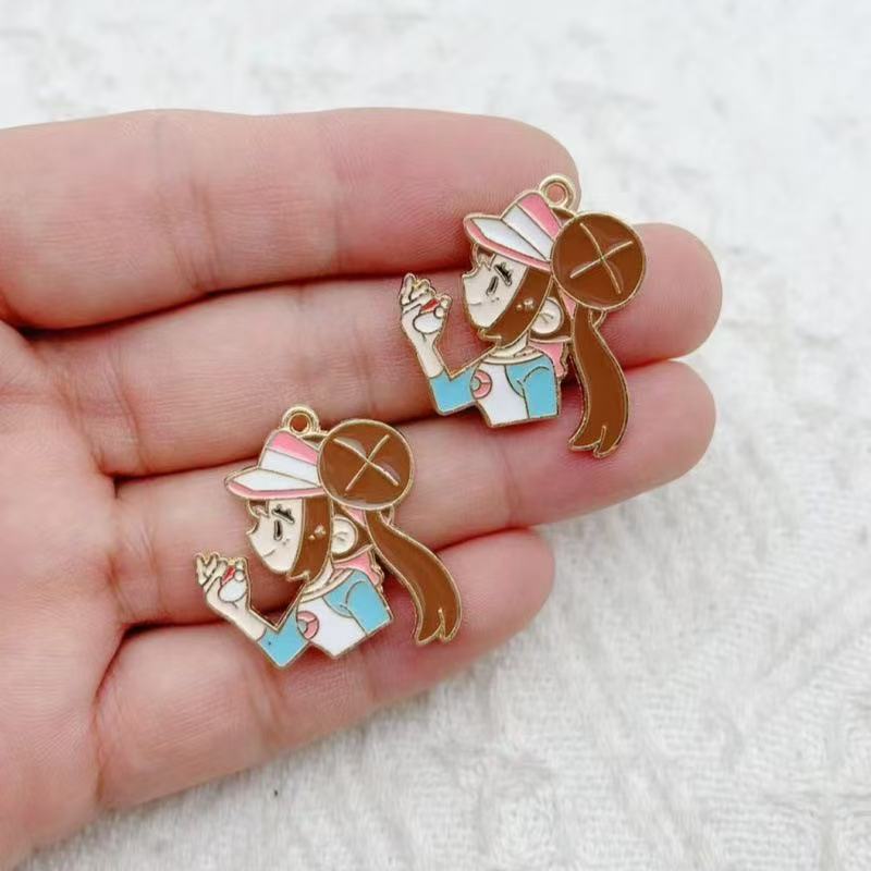 10pcs Cartoon Girl Drip Oil Al - đánh giá và giá Event Party