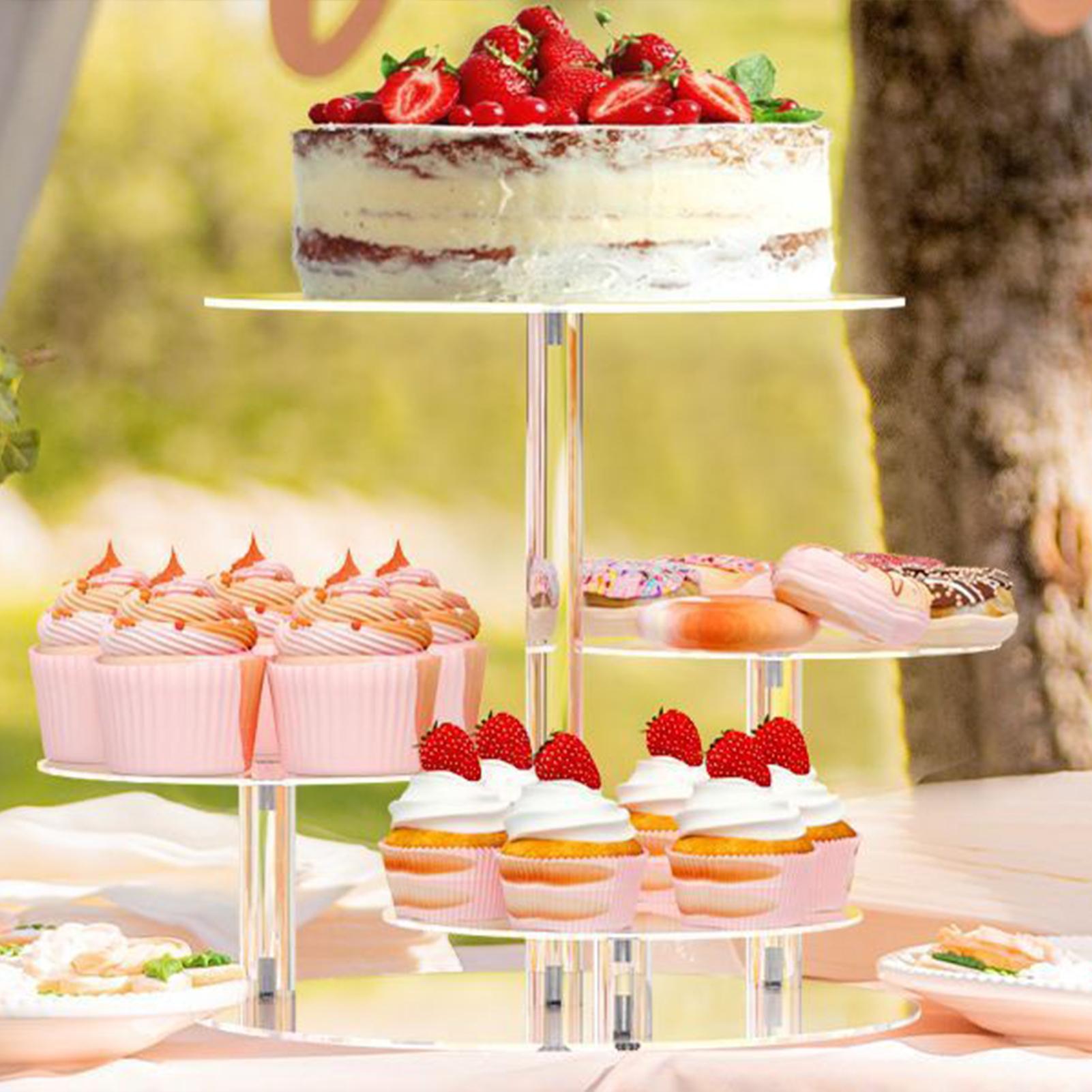 Cupcake Holder Stand Acrylic 4 - đánh giá và giá Cupcake Stand Tier