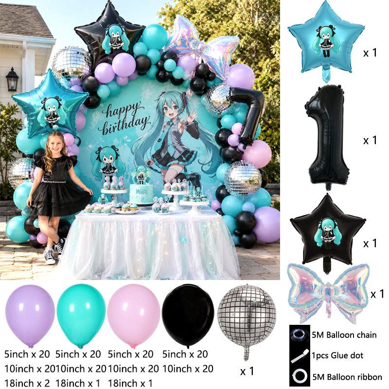 Hatsune Miku Virtual Singer Ba - đánh giá và giá Balloon Arch Kit