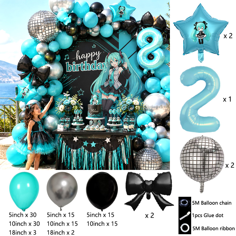 Hatsune Miku Virtual Singer Ba - đánh giá và giá Balloon Arch Kit