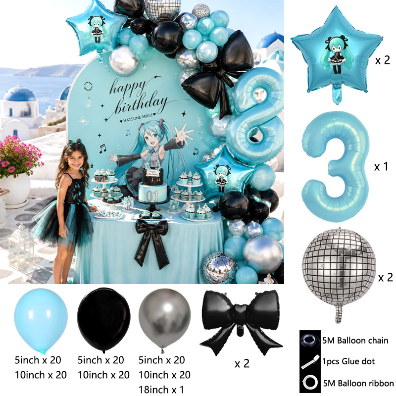 Hatsune Miku Virtual Singer Ba - đánh giá và giá Balloon Arch Kit