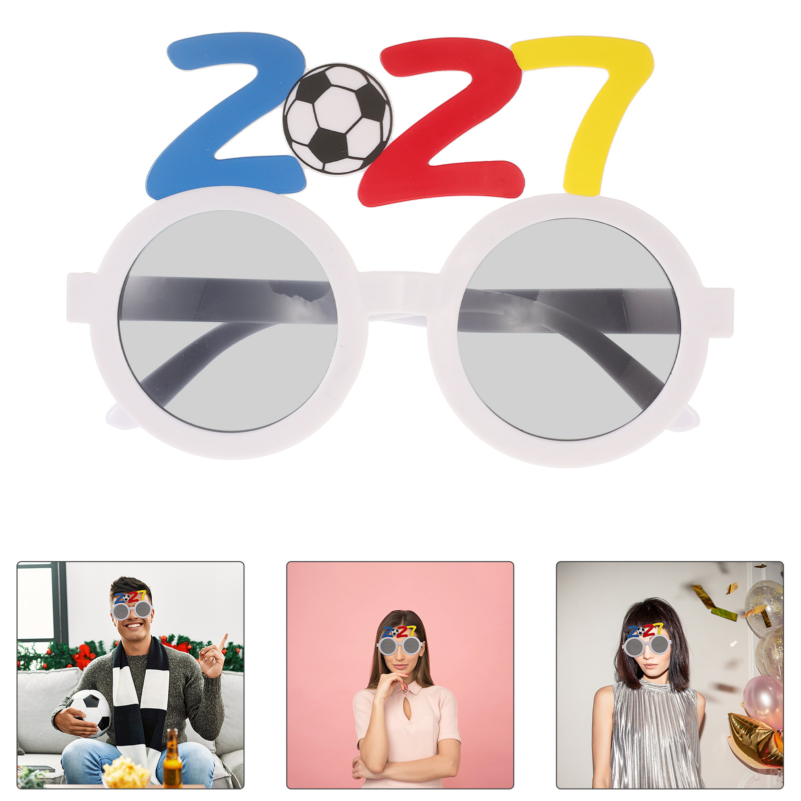 2Pcs 2027 Soccer Party Glasses - đánh giá và giá Photo Booth Frame