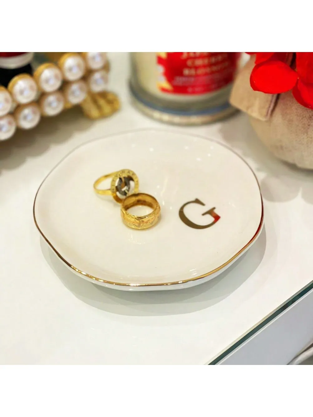 Initials Ring Dish Jewery Tray - đánh giá và giá Event Z