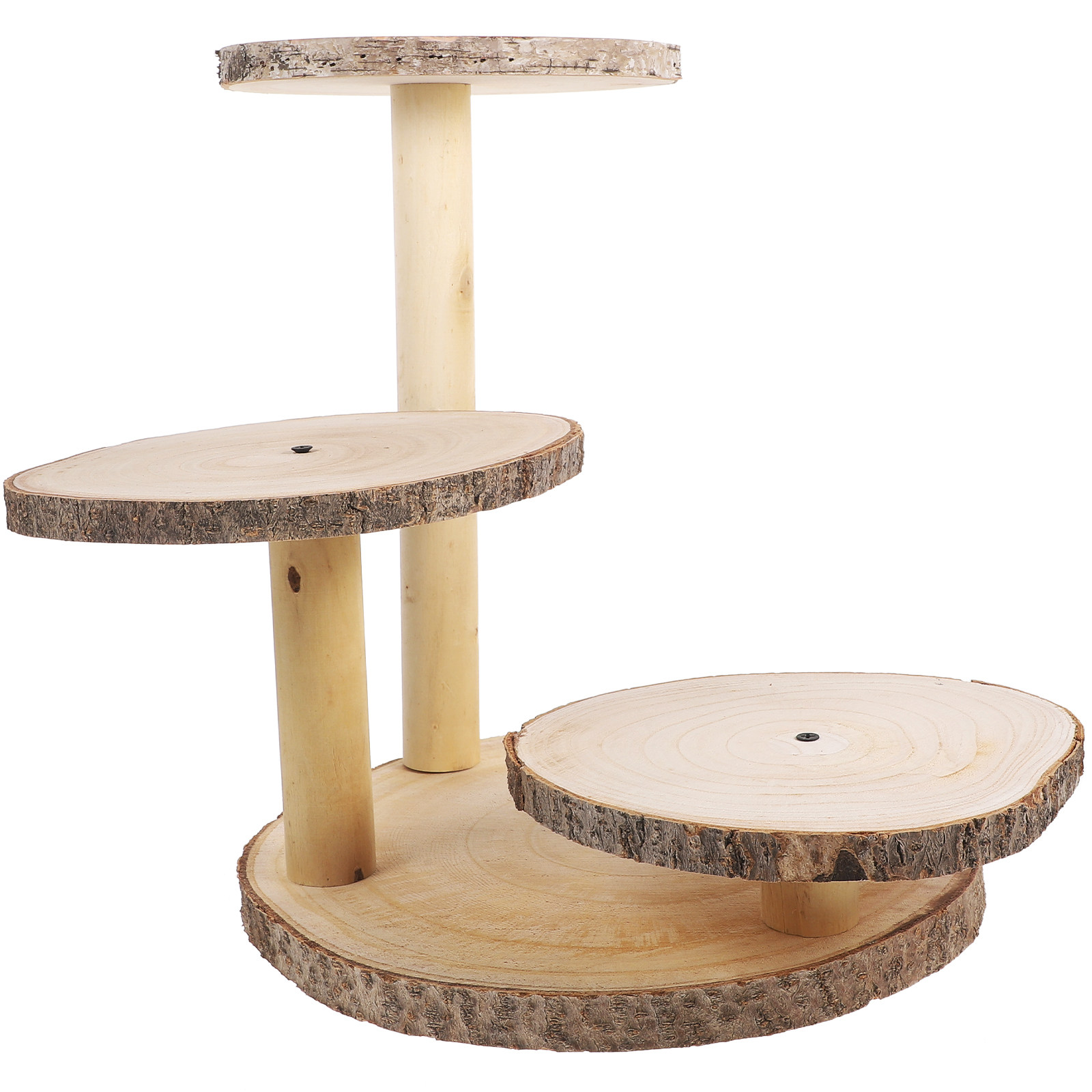 Wooden Cake Stand Rustic Multi - đánh giá và giá Cupcake Stand Tier