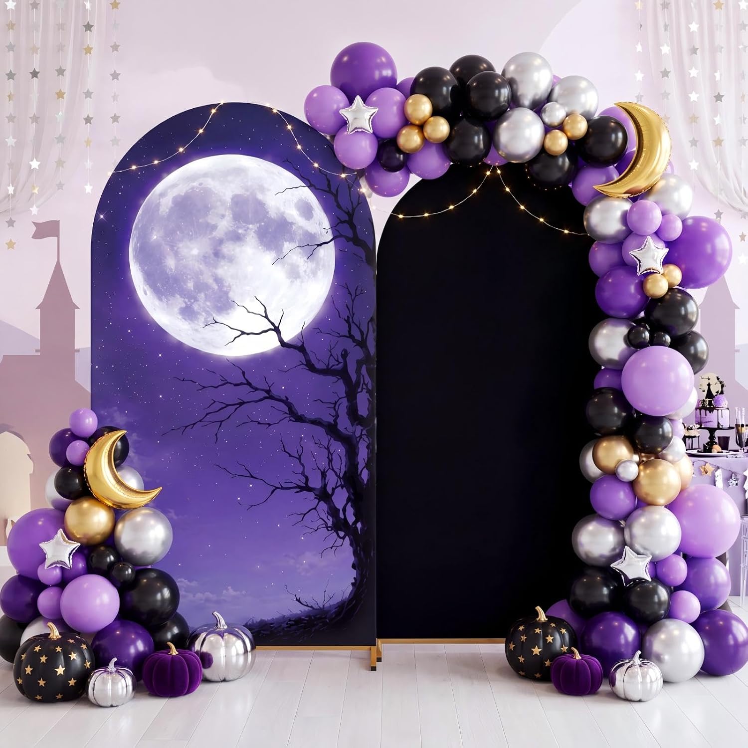 Custom 2-sided Halloween Holid - đánh giá và giá Dessert Table Backdrop