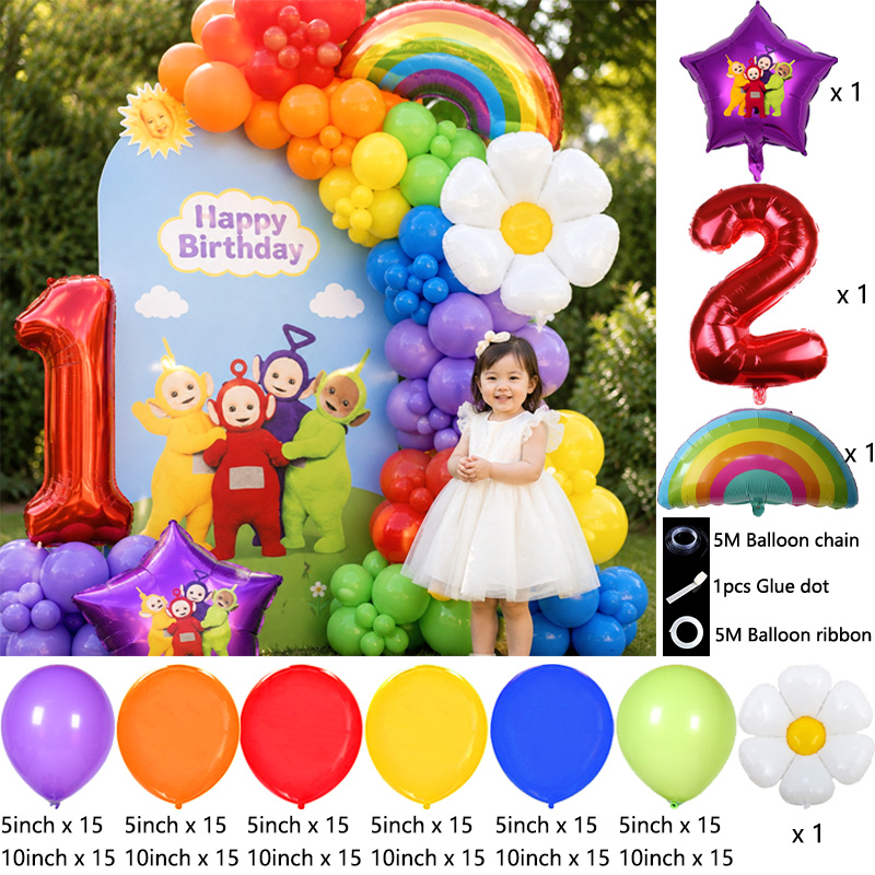 Teletubbies Balloon Arch Kit B - đánh giá và giá Balloon Arch Kit