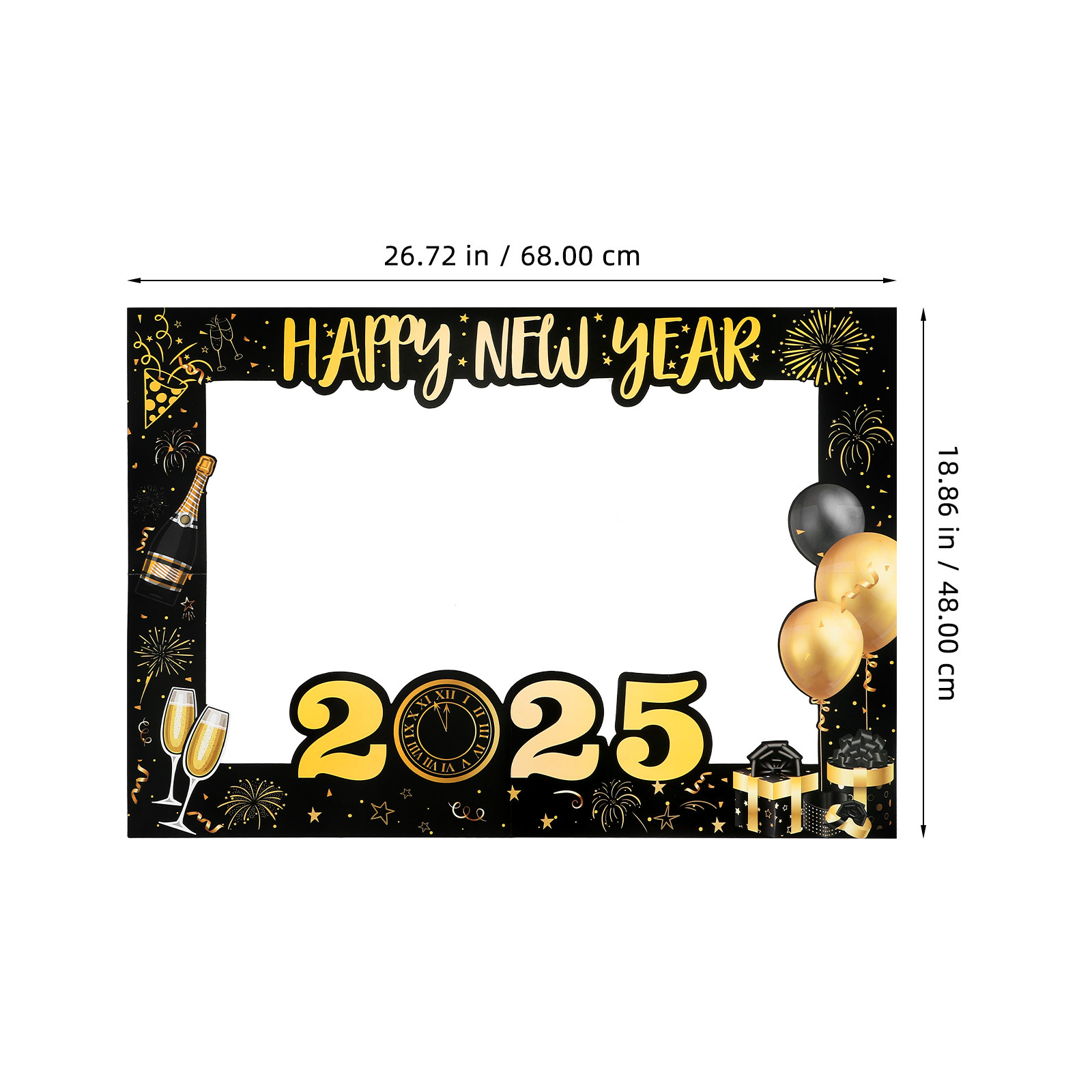 Creative Black Gold 2025 Photo - đánh giá và giá Photo Booth Frame