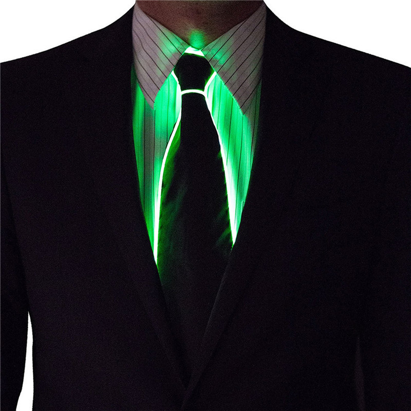 Men Glowing Tie EL Wire Neon L - đánh giá và giá Event Party Dj