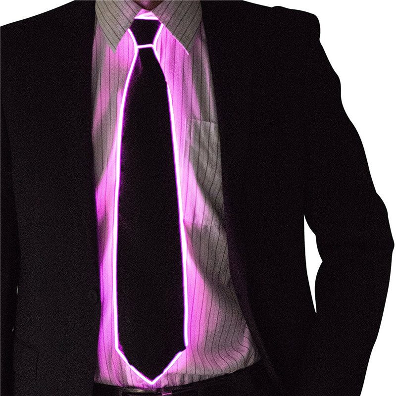 Men Glowing Tie EL Wire Neon L - đánh giá và giá Event Party Dj
