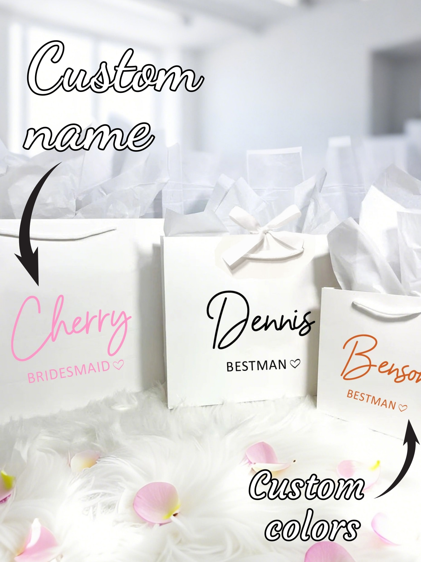 1pc Custom Wedding Bridesmaid  - đánh giá và giá Party Favor Bag