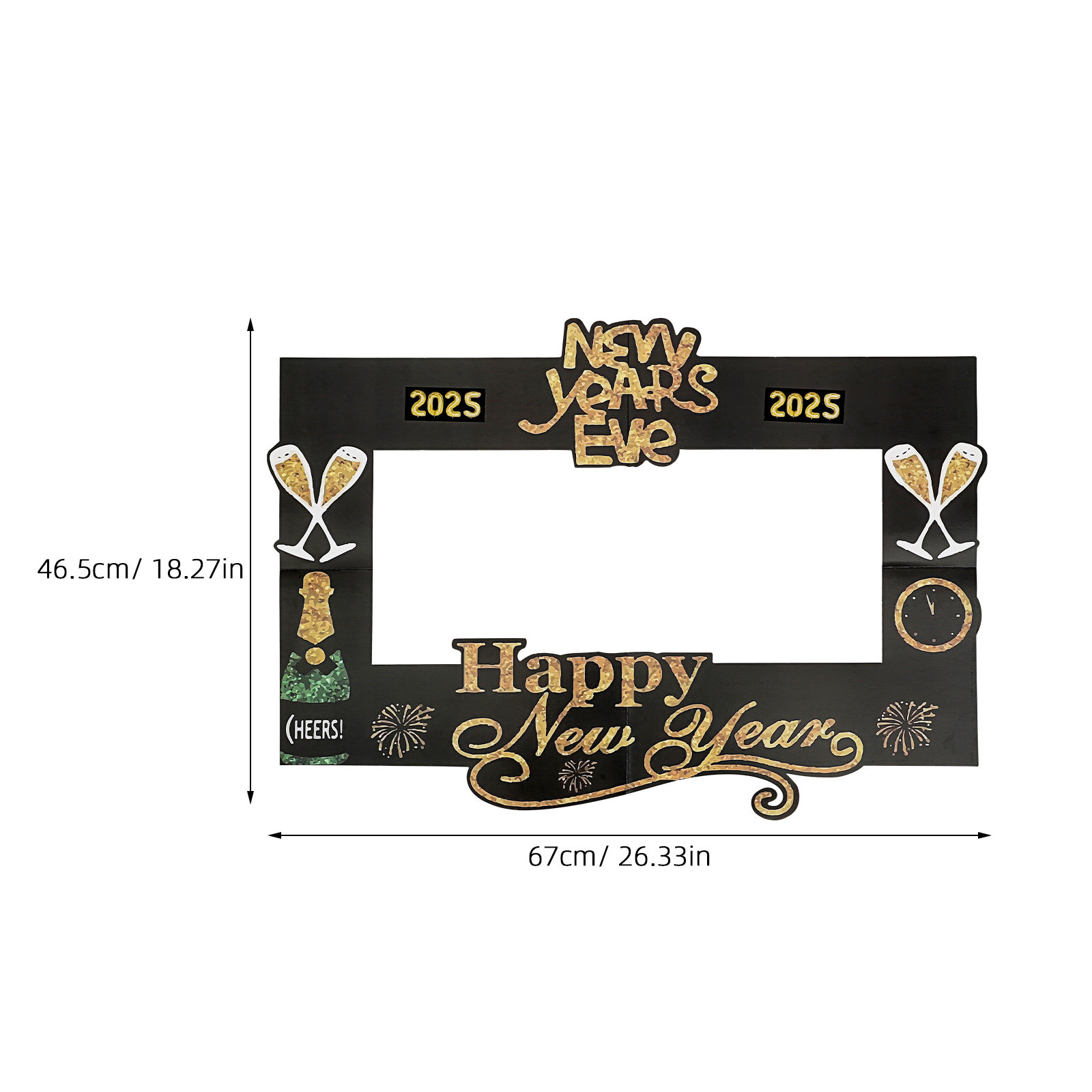 2025 New Year Photo Prop Handh - đánh giá và giá Photo Booth Frame