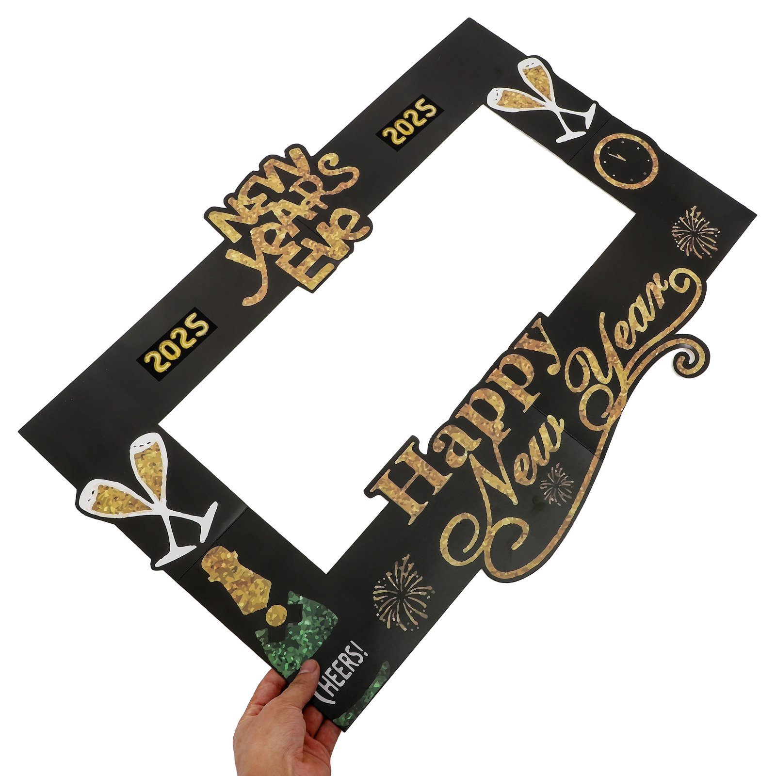 2025 New Year Photo Prop Handh - đánh giá và giá Photo Booth Frame