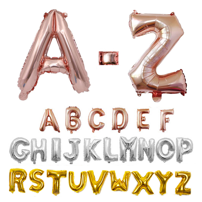 16 32 40 Inch Lá Thư Bóng A-Z  - đánh giá và giá Event Z